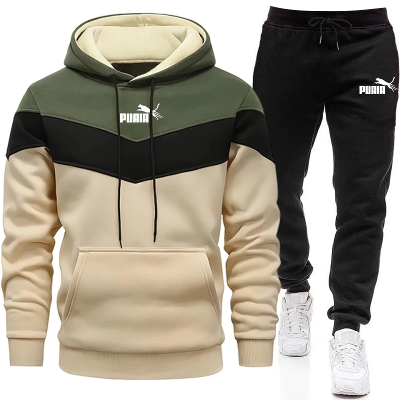 Men'S Fashion Tips - Męski zestaw/bluza z kapturem/spodnie 2026 Jesień