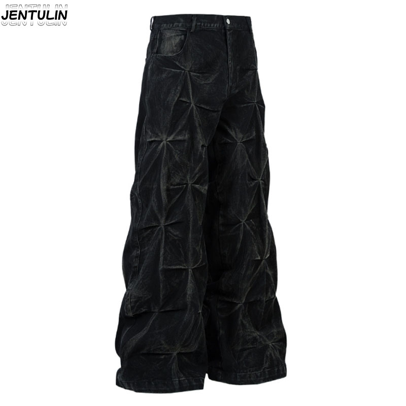 Men'S Fashion With Baggy Jeans - Spodnie męskie w stylu Y2K, z