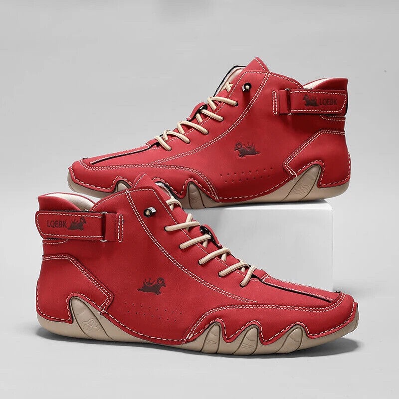 Men'S Fashion News - Skórzane buty codzienne, sneakersy męskie, modne