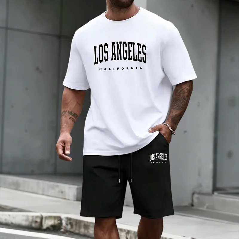 Men'S Fashion Essentials - Męski dres: koszulka z krótkim rękawem