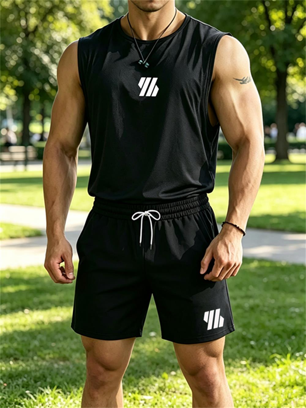 Men'S Fashion - Nowy męski zestaw sportowy 2026: modna,