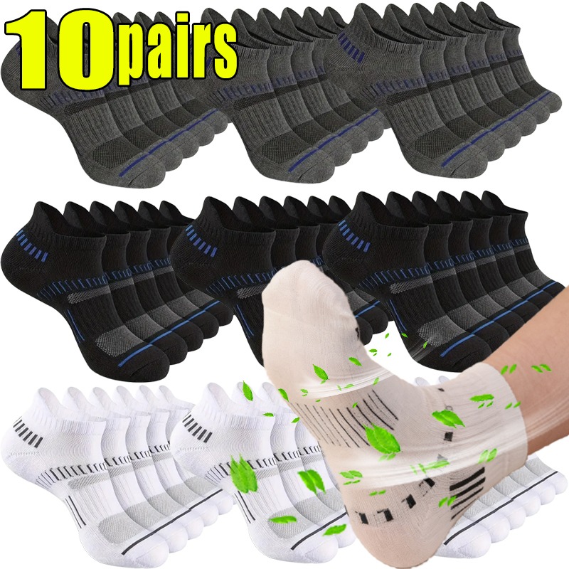 Socks Ankle Men - 1-10 par Oddychające Skarpetki Męskie z
