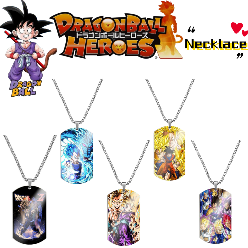 Men'S Fashion Accessories - Modny metalowy naszyjnik Dragon Ball Son
