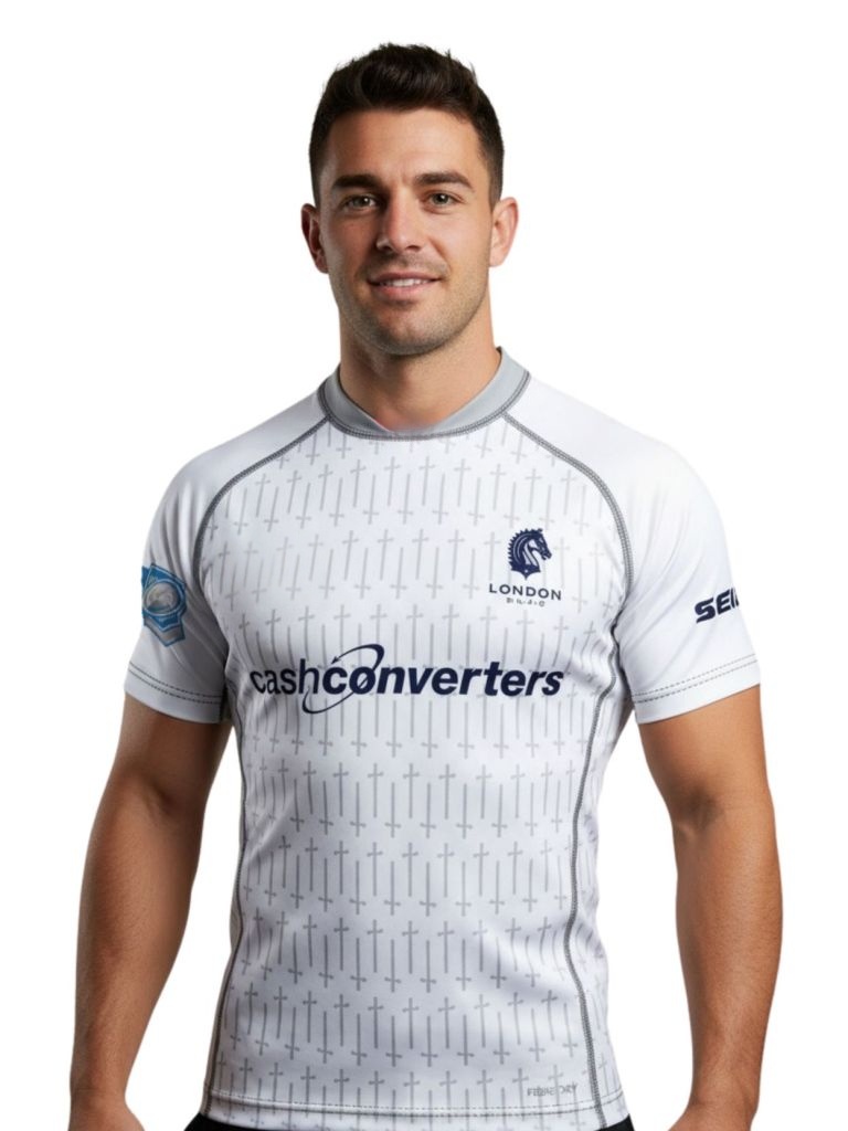 Mens Fashion Rugby Shirts - Męska koszulka rugby z nadrukiem 3D,
