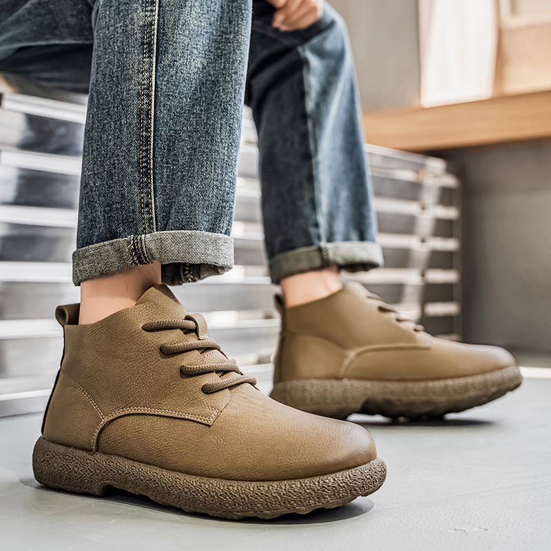 Men'S Fashion News - Męskie botki do kostki, brązowe krótkie