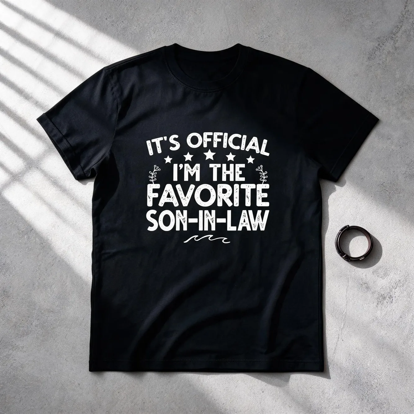 Mens Fashion Black Shirt - Oficjalnie certyfikowana, najpopularniejsza męska koszulka z