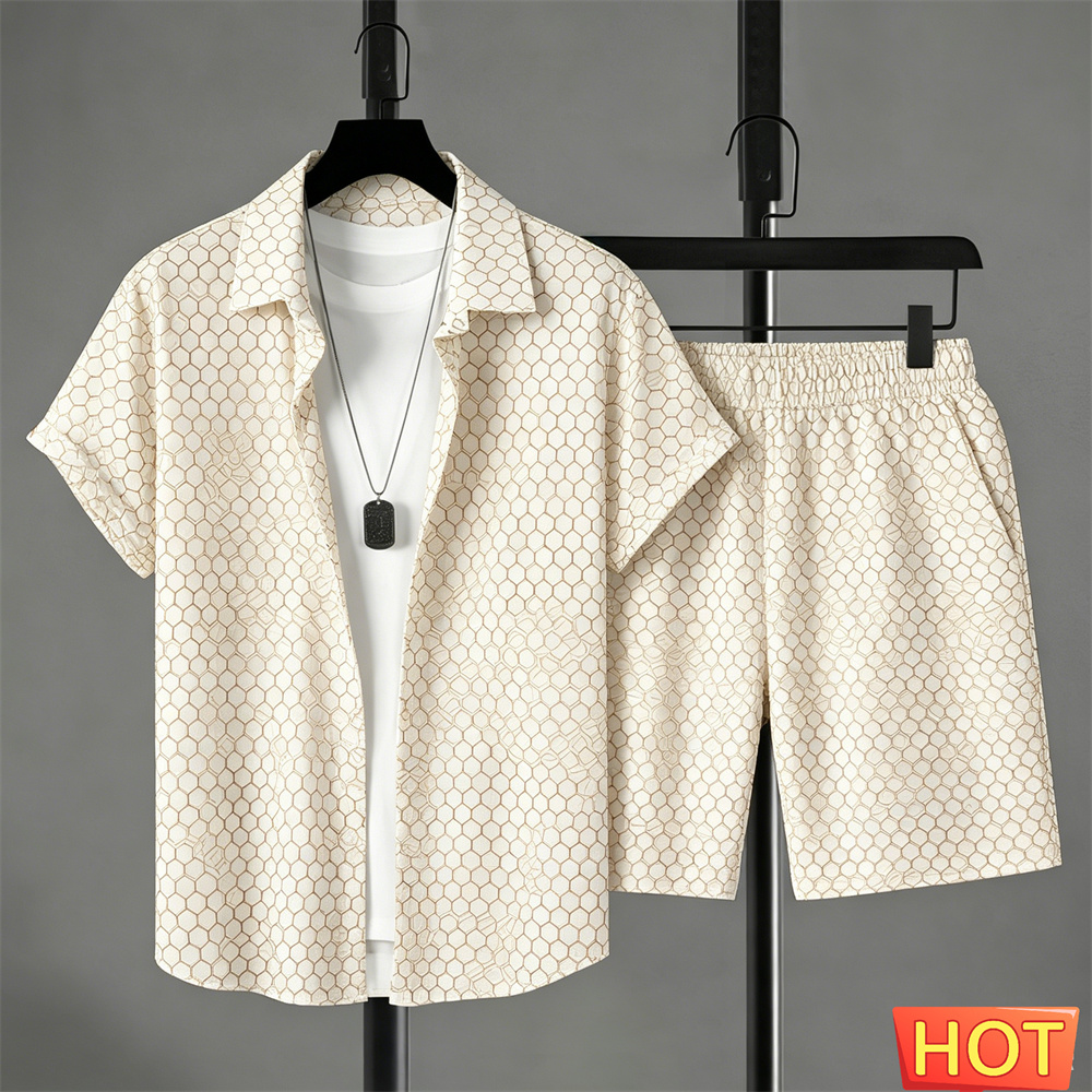 Men'S Fashion Outfits - Letnie zestawy męskie: koszula i spodnie,