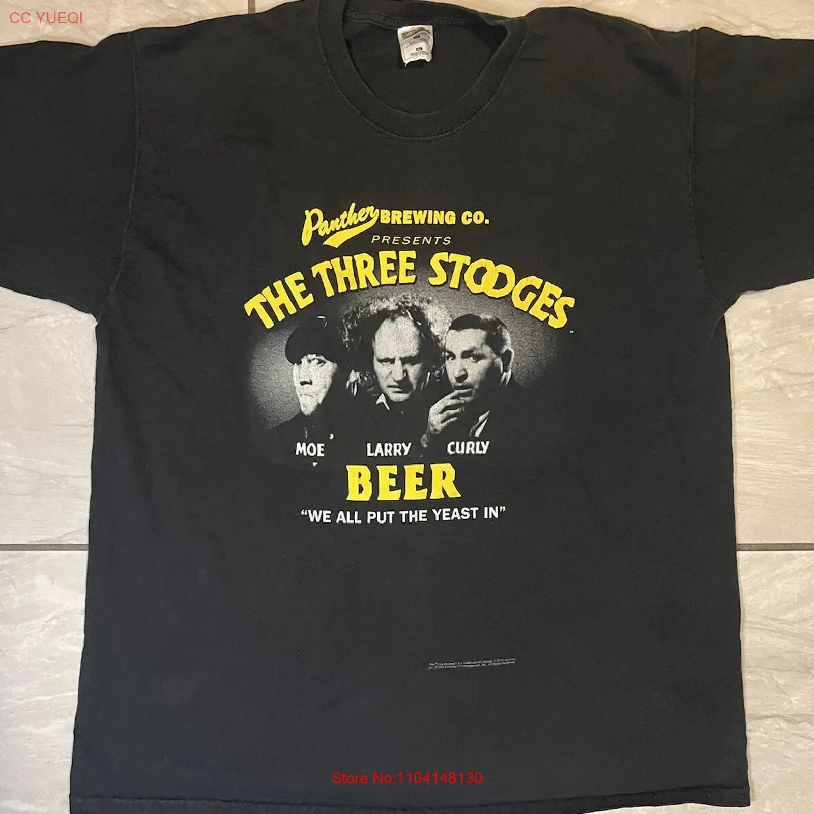 Xl Men'S Fashion - Koszulka Vtg The Three Stooges Panther