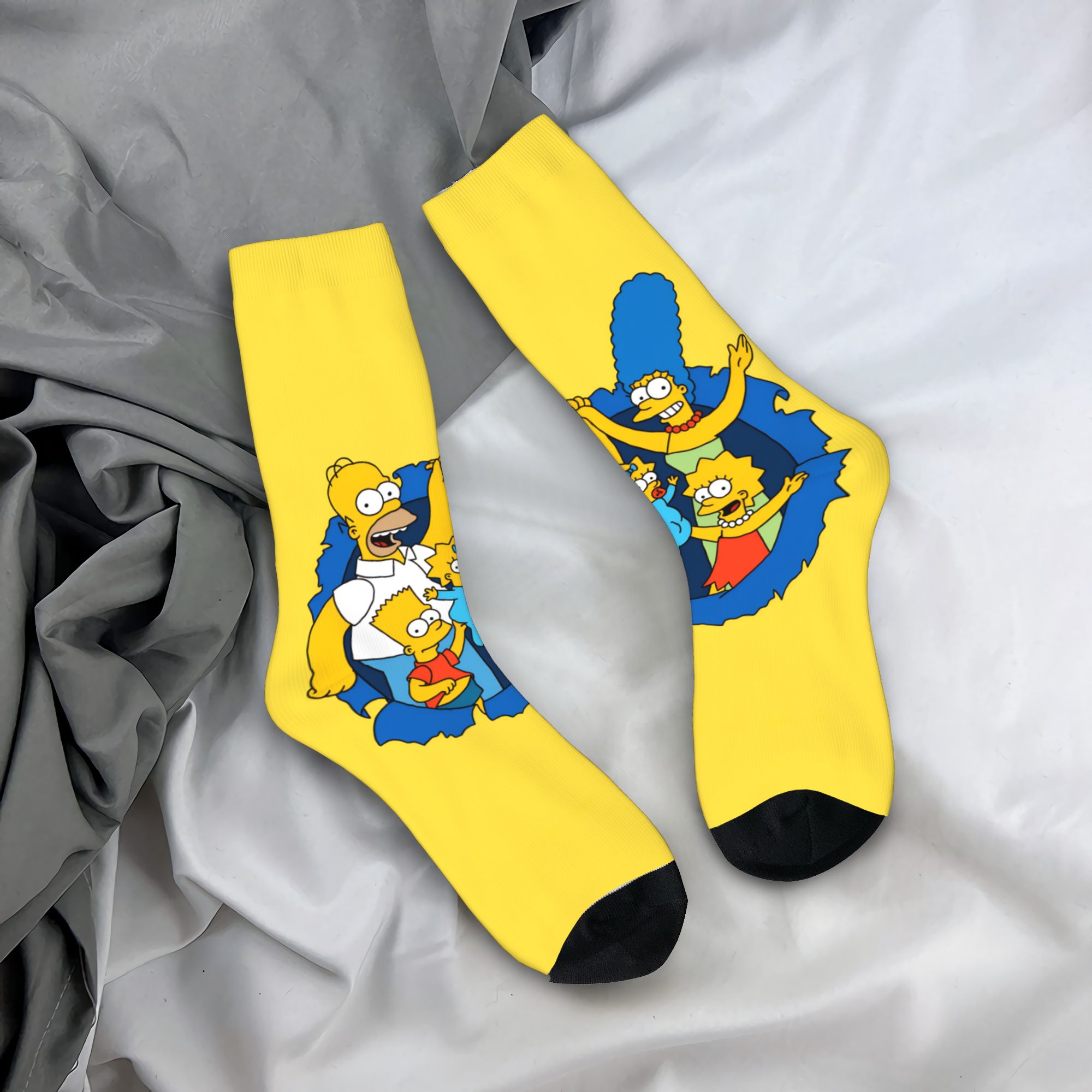Men'S Fashion Youtube - Skarpety The S-Simpsons Antypoślizgowe Skarpety Dla