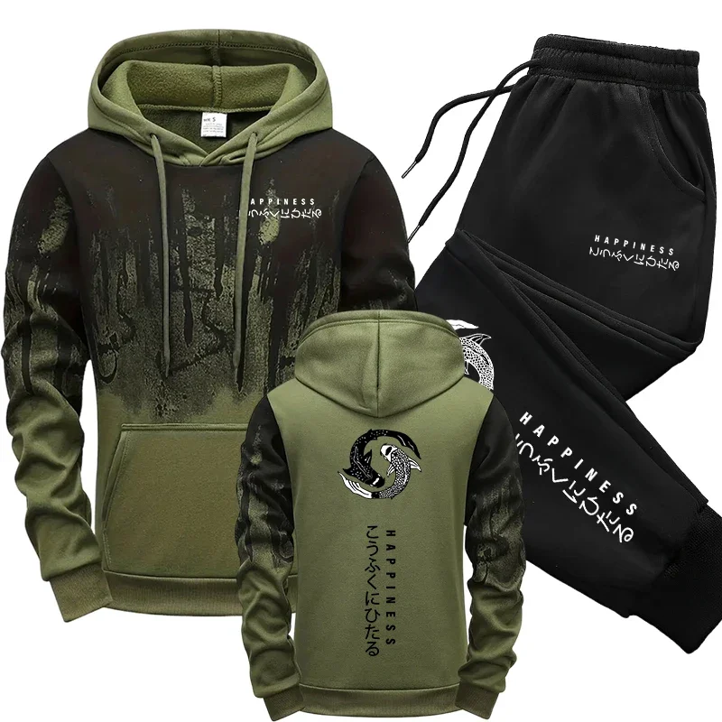 Mens Fashion Workwear - Japoński styl mody męska bluza z
