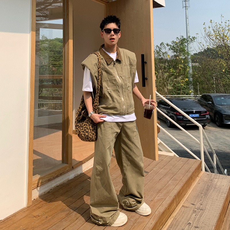Men'S Fashion Designer - Amerykańska marka modowa, retro kurtka dżinsowa