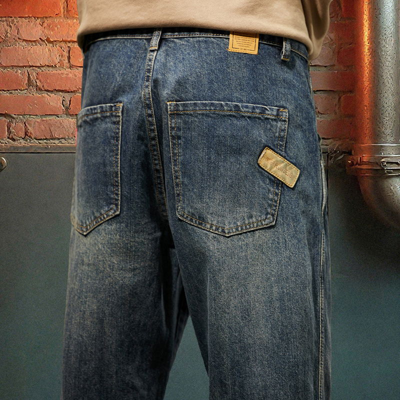 Men'S Fashion With Baggy Jeans - Nowe męskie luźne jeansy modne spodnie