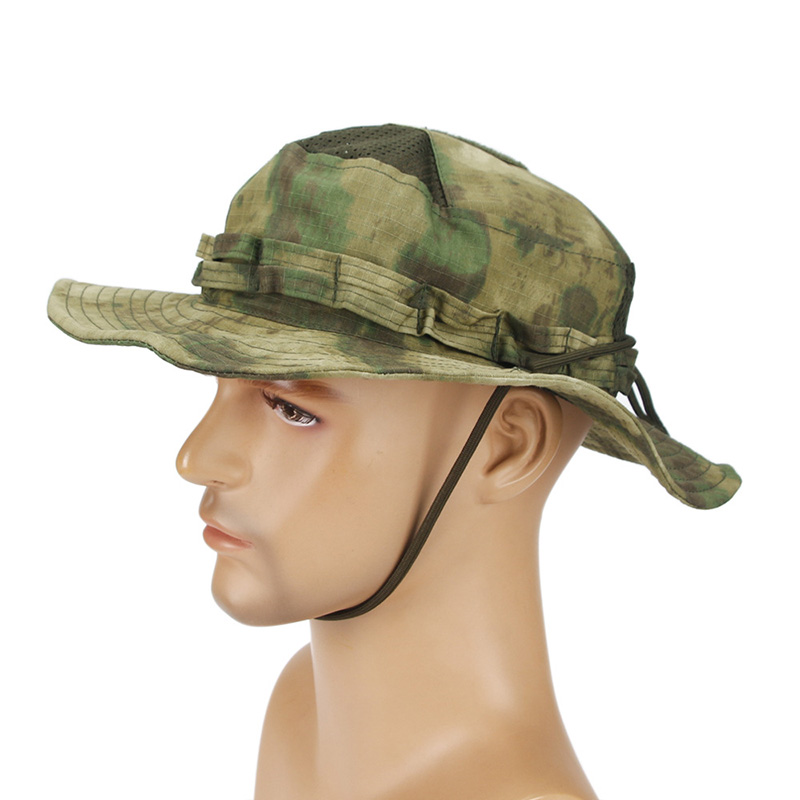 Mens Fashion Bucket Hat - Kapelusz typu boonie FG atacs kamuflażowy,