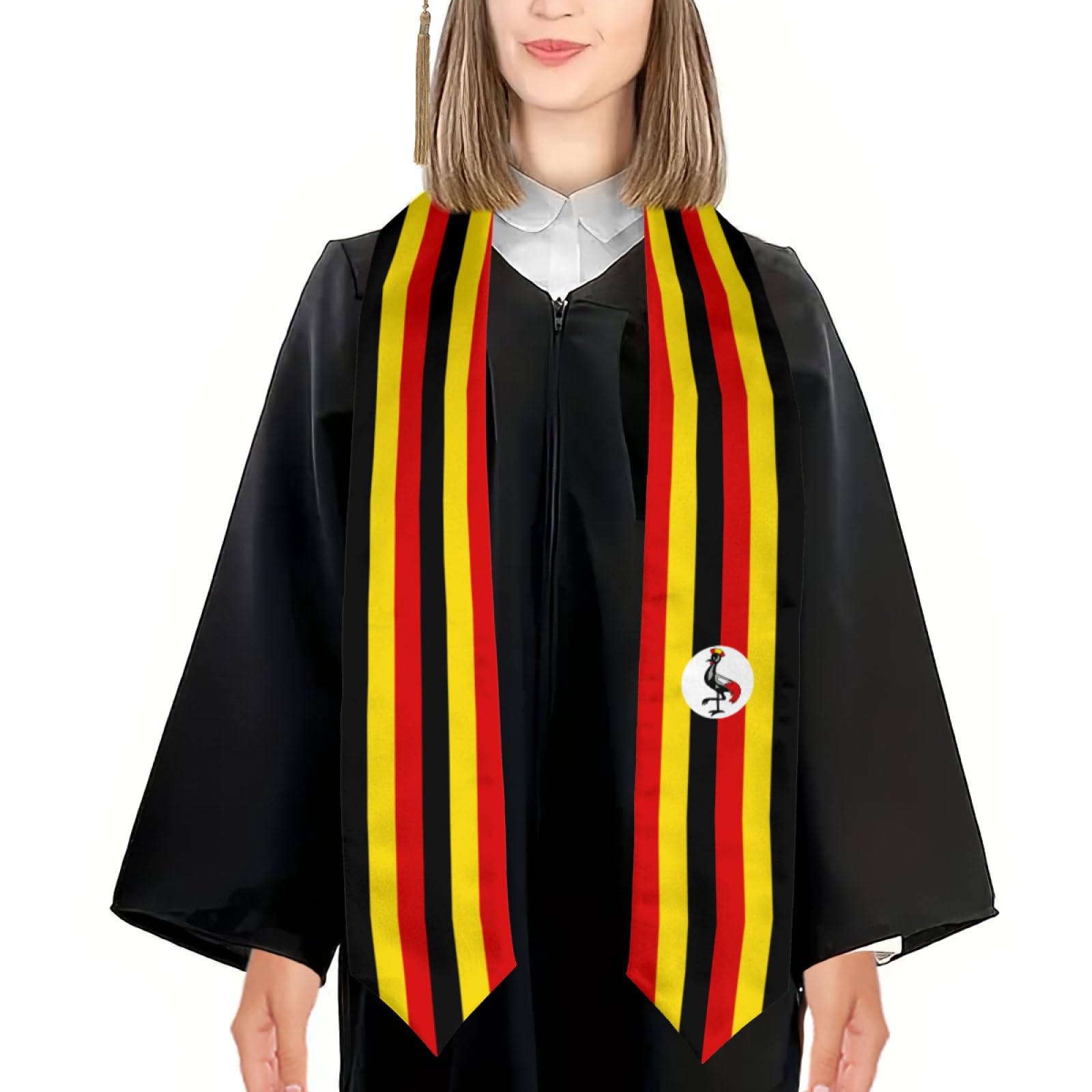 Men Fashion Uganda - Flaga Uganda 2024. Fajna szalowa szalowa