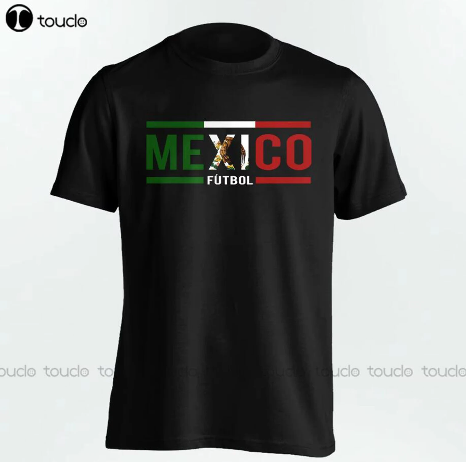Mens Fashion Black Shirt - Męska czarna koszulka piłkarska z motywem
