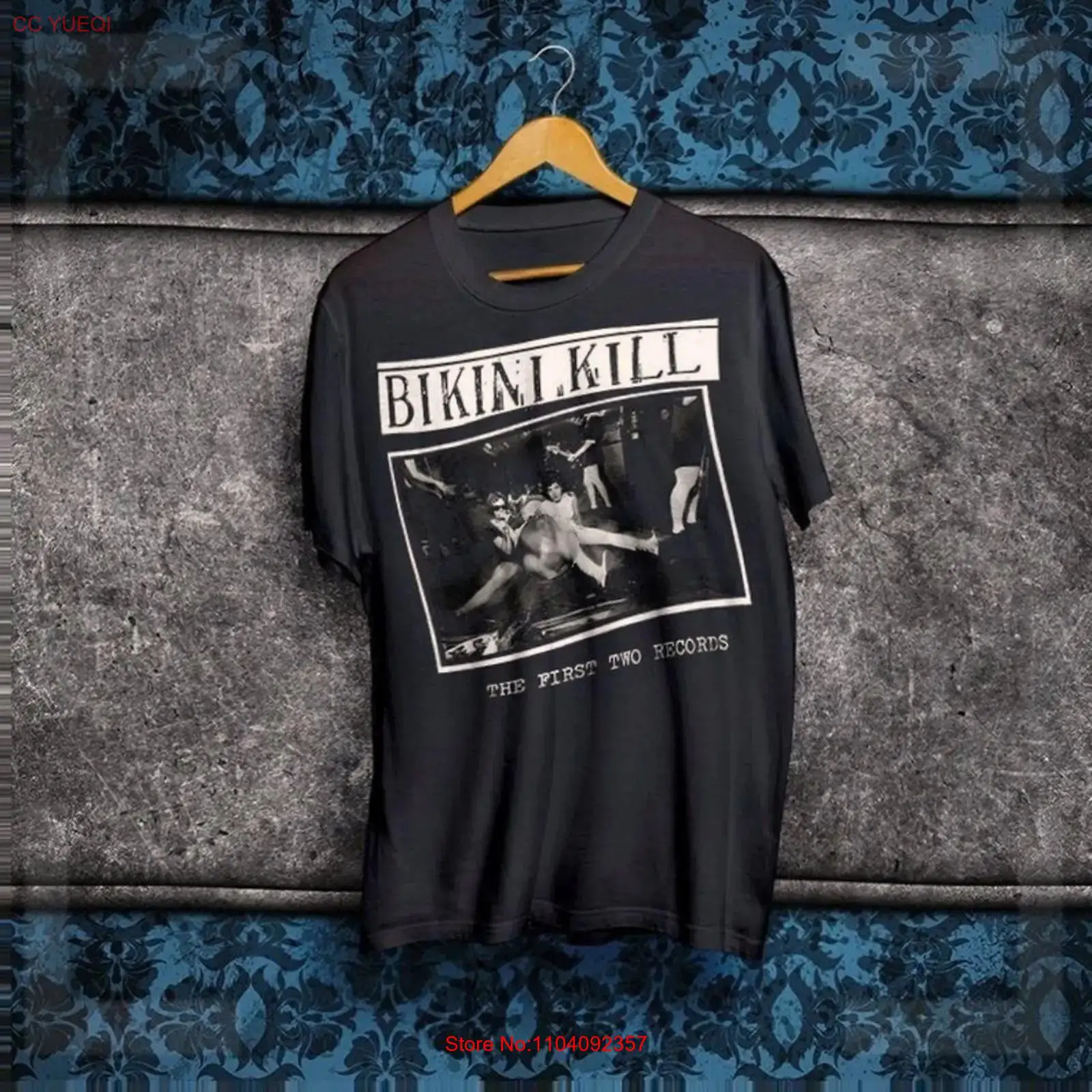 Mens Fashion Black Shirt - Koszulka Bikini Kill The First Two