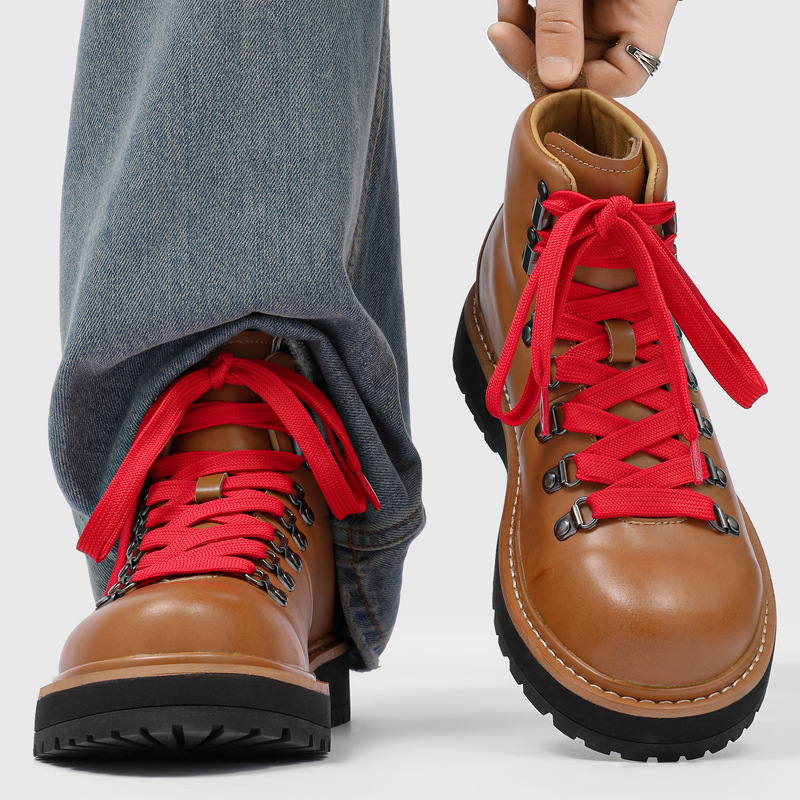 Mens Fashion Workwear - Wiosenne męskie buty derby w nowym