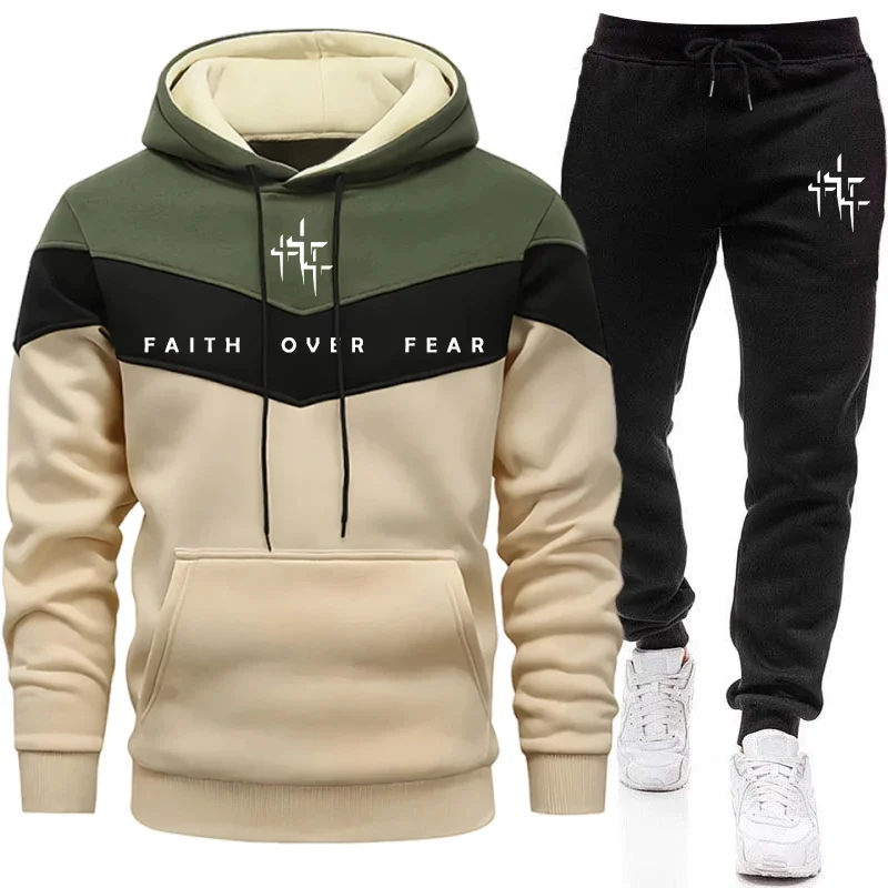 Męski dres z kapturem i spodni – Mens Fashion Urban recenzja i cena