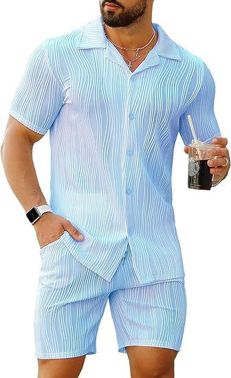 Męskie komplety dwuczęściowe:  – Men'S Fashion Outfits recenzja i cena