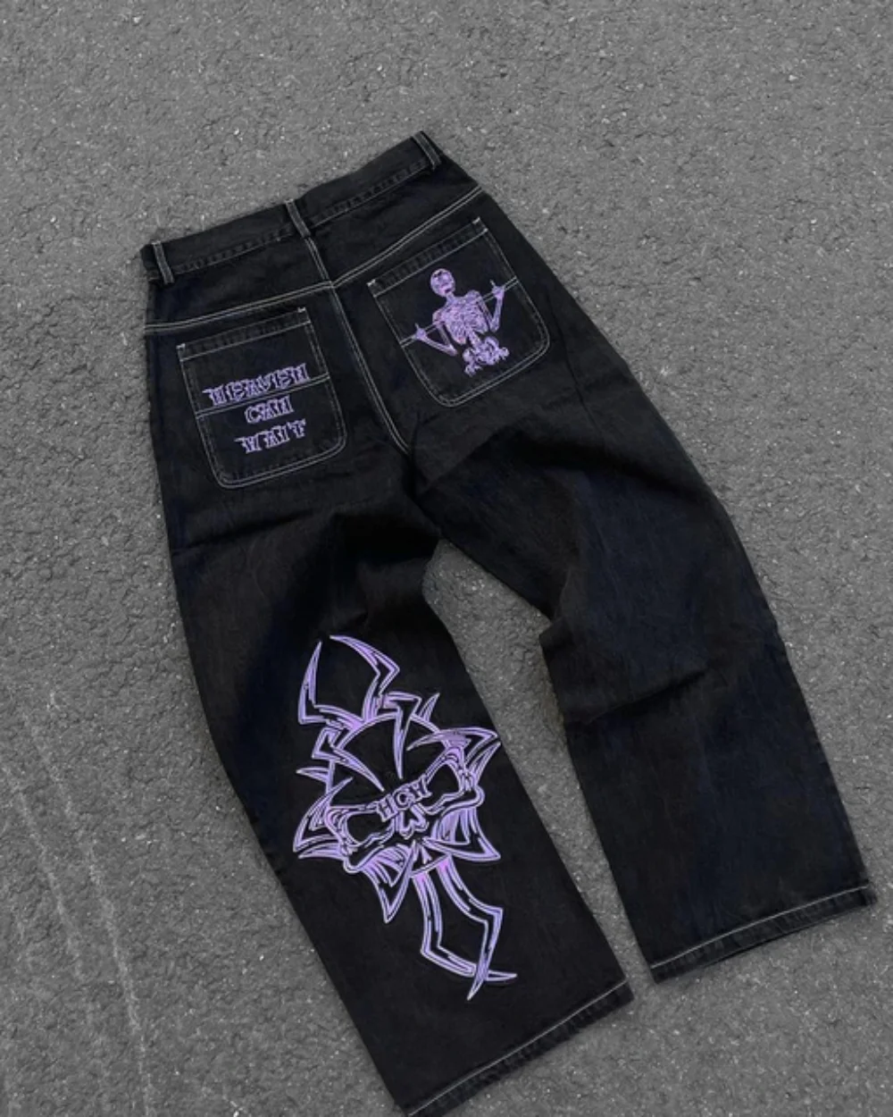 2025 nowe nadruki dżinsy męski – Men'S Fashion With Baggy Jeans recenzja i cena