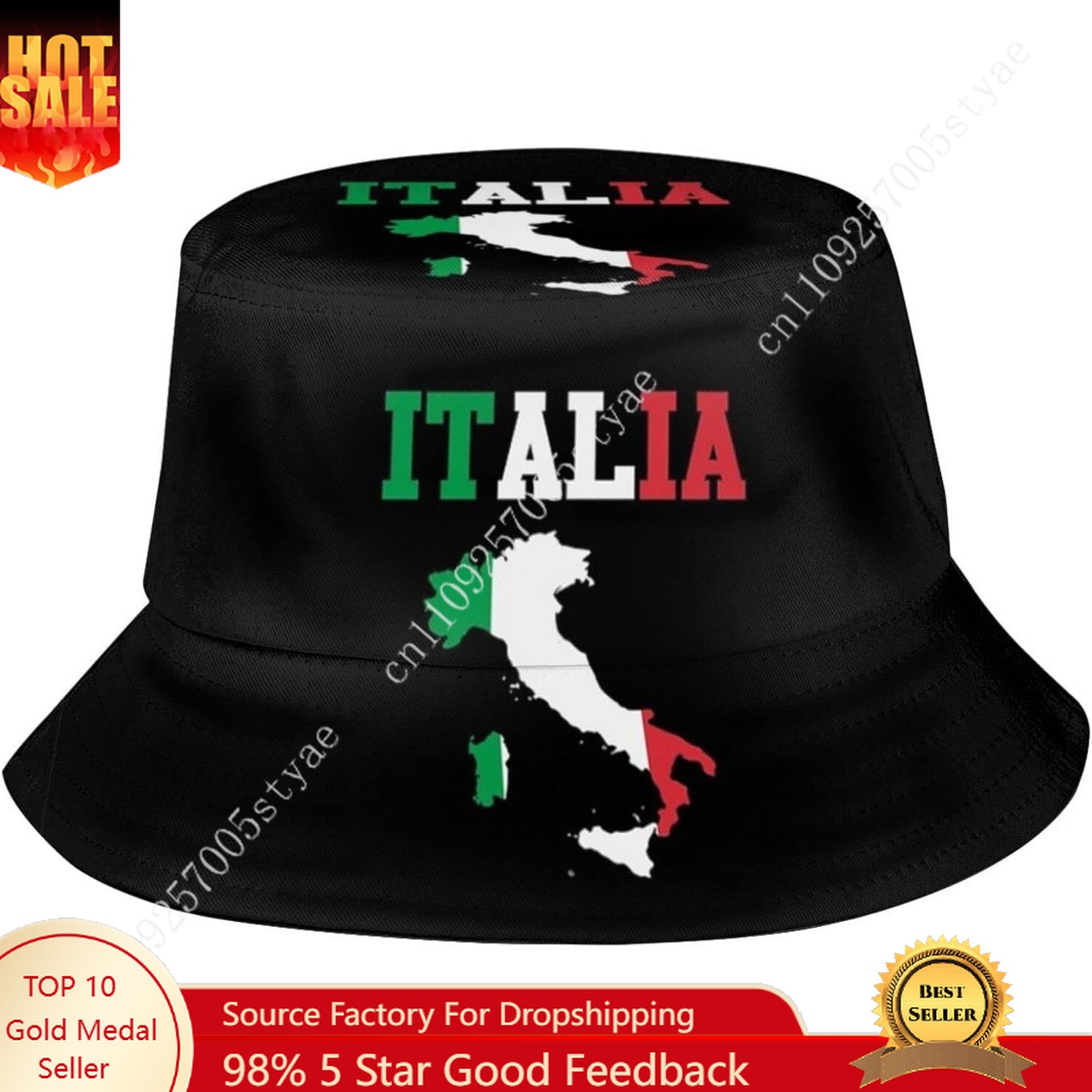 Kapelusz typu bucket hat z fla – Mens Fashion Bucket Hat recenzja i cena