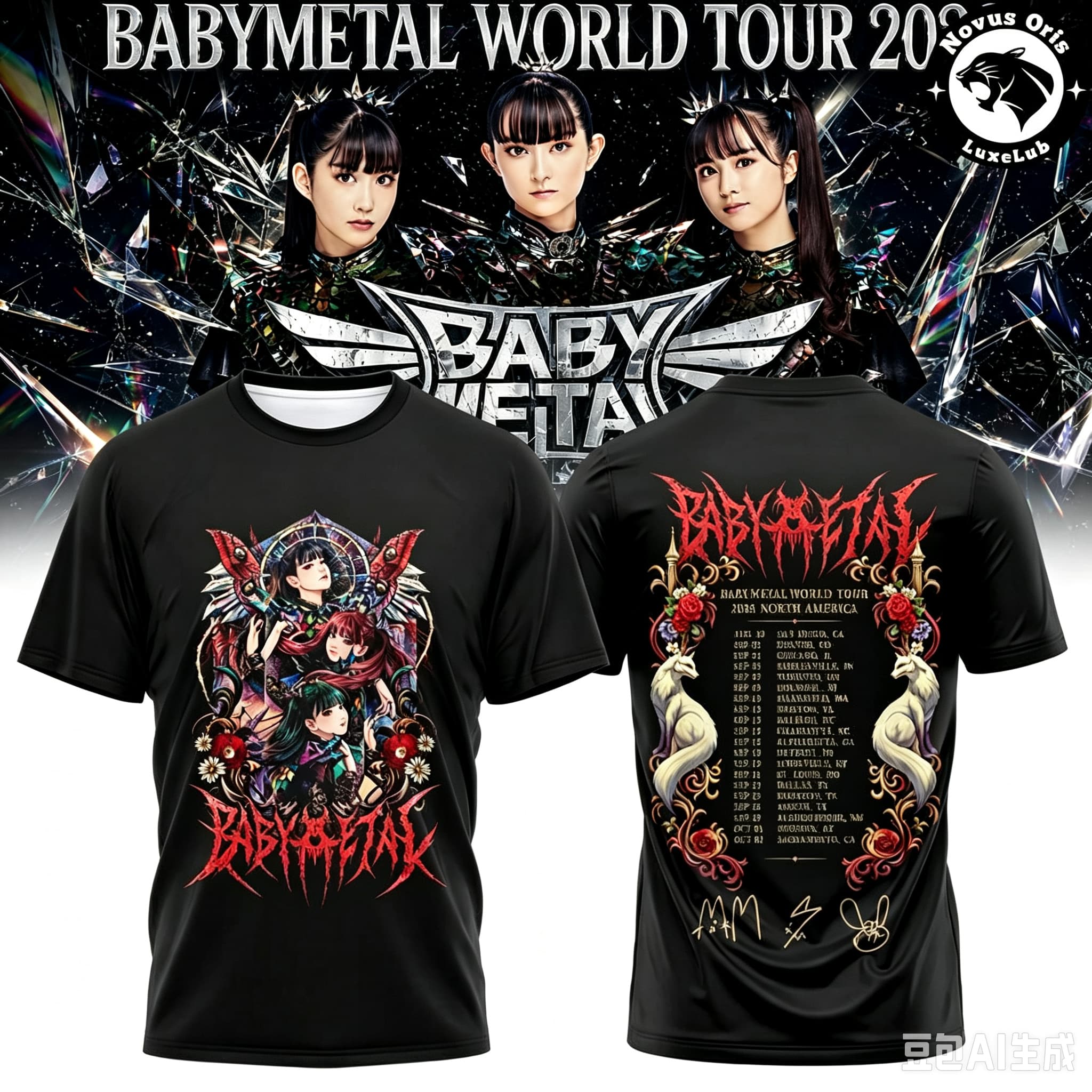 Męska koszulka Babymetal World – Mens Fashion World recenzja i cena