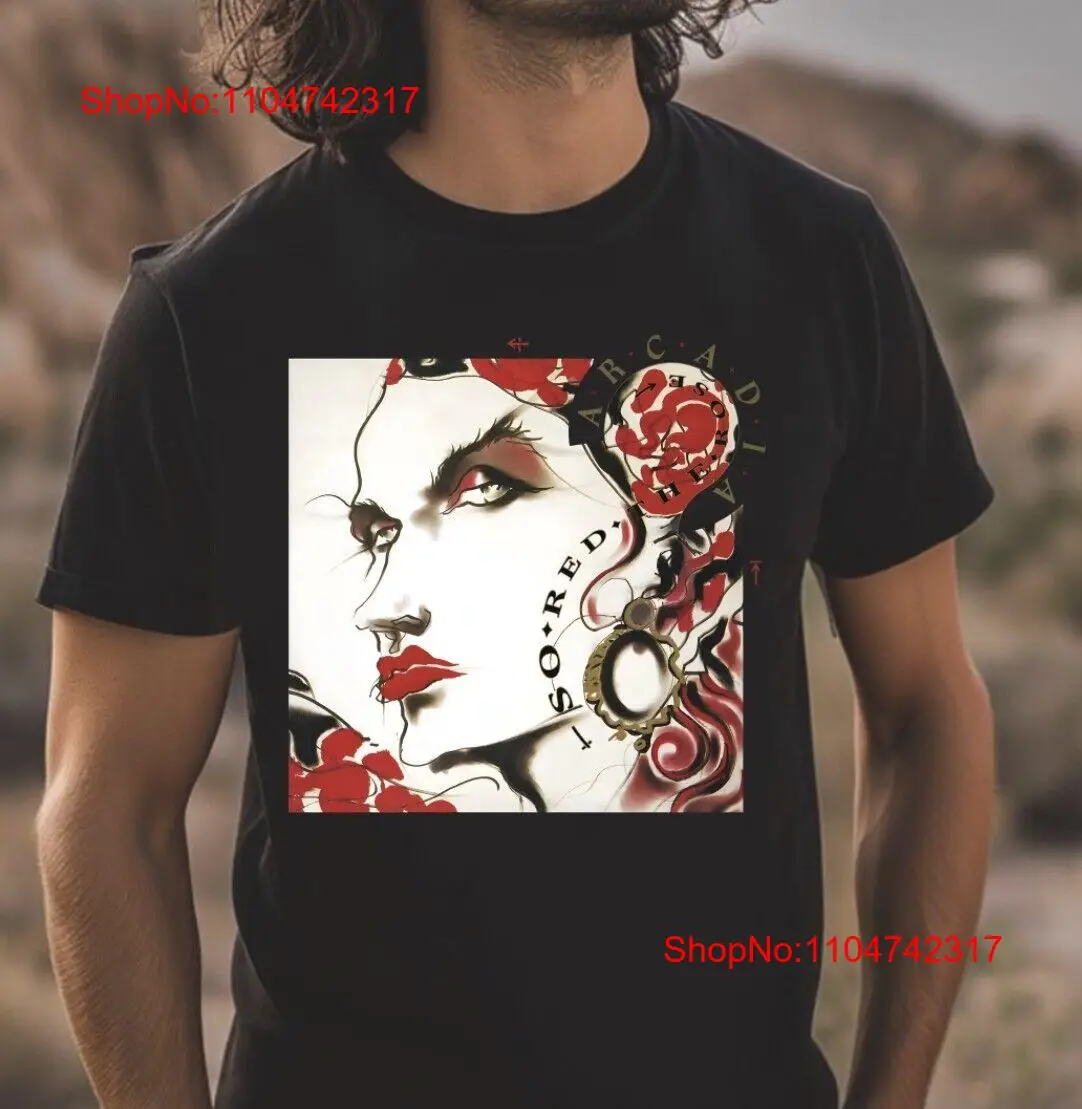 ARCADIA SO RED THE ROSE Czarna – Mens Fashion Black Shirt recenzja i cena