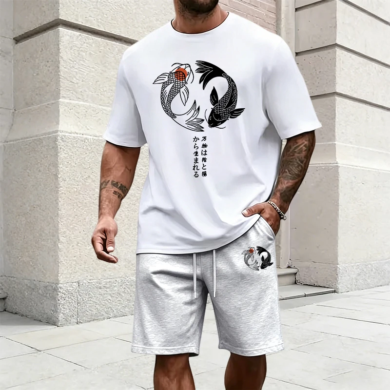 Męski dres z japońskim wzorem  – Mens Fashion Urban recenzja i cena