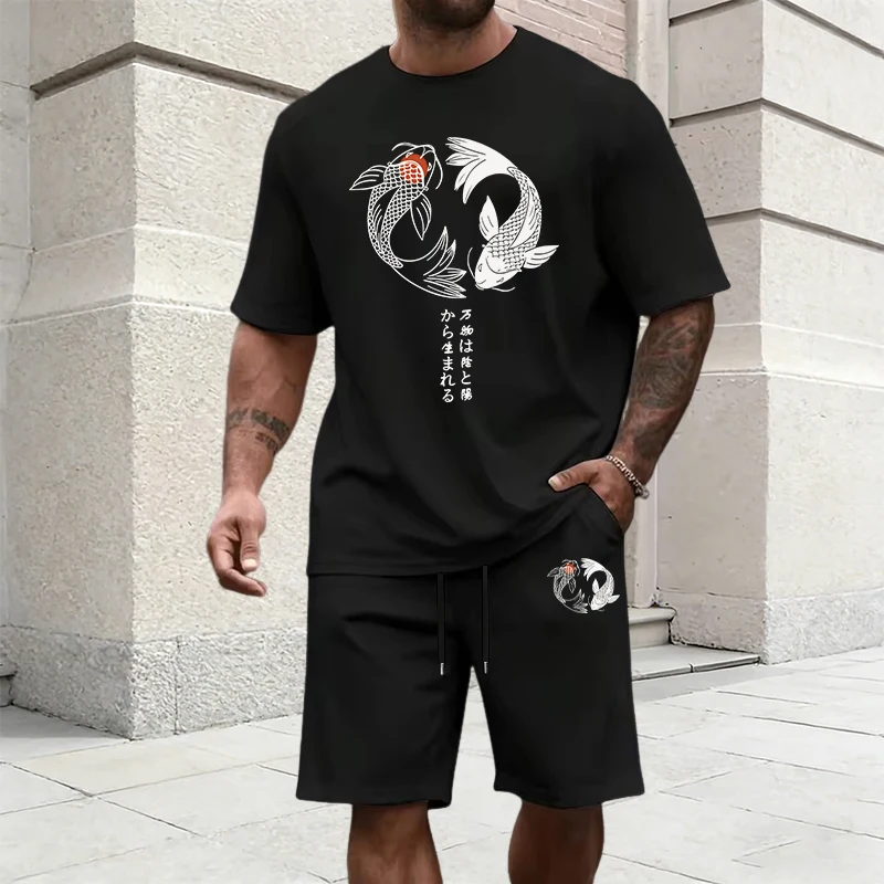 Męski dres z japońskim wzorem  – Mens Fashion Urban recenzja i cena