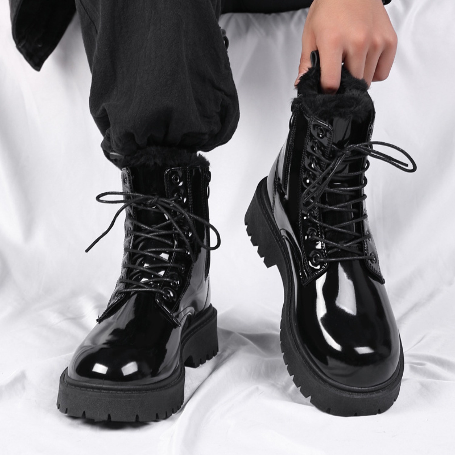 Męskie ciepłe pluszowe buty z  – Men'S Fashion News recenzja i cena
