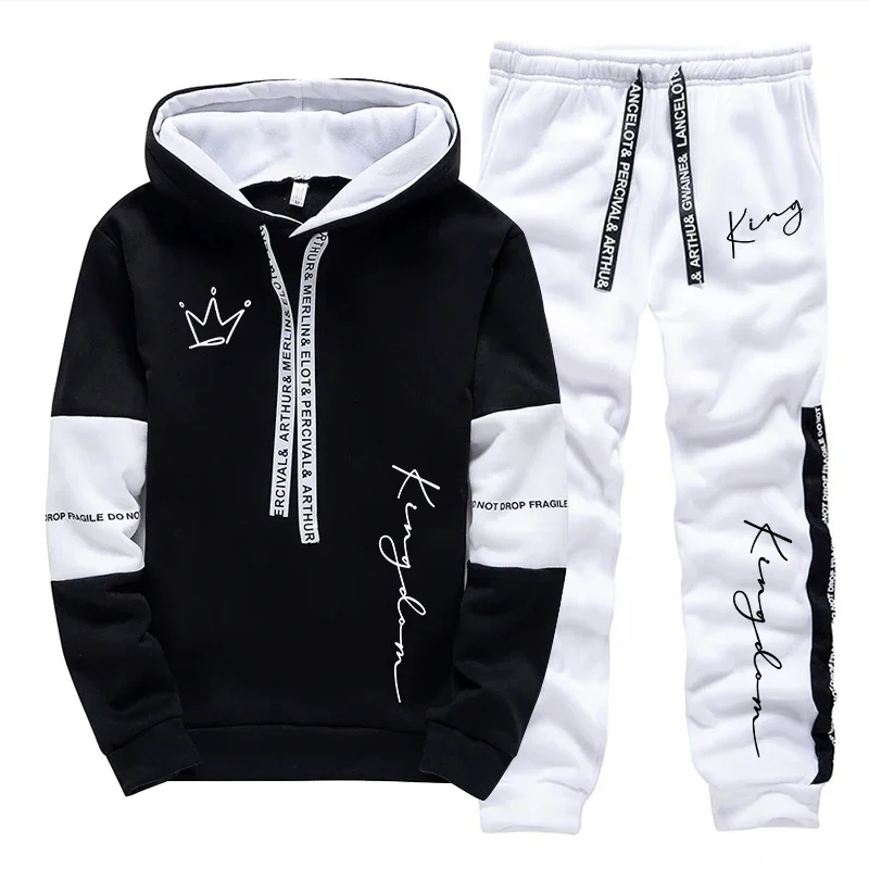 Męski zestaw: bluza z kapturem – Mens Fashion Urban recenzja i cena