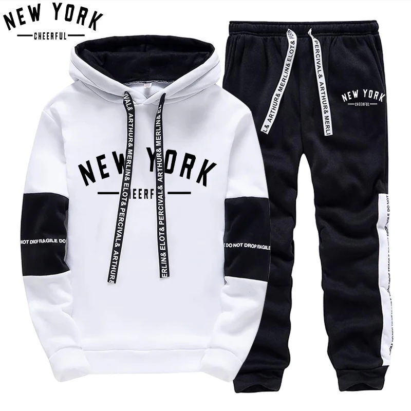 Męski zestaw/bluza z kapturem/ – Mens Fashion Urban recenzja i cena