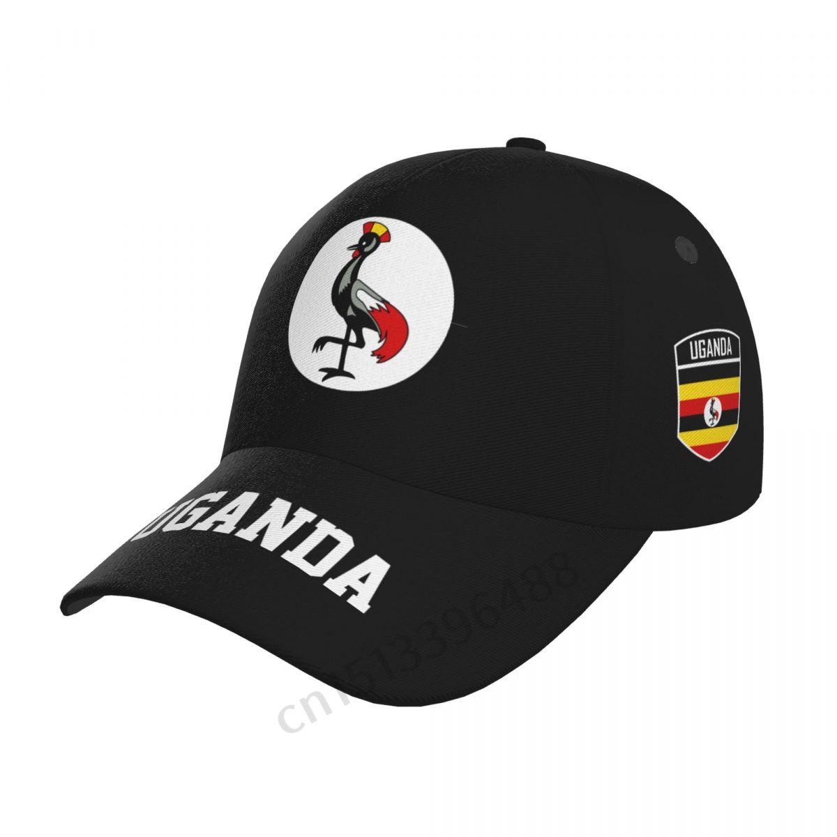 2025 Uganda Flaga 3D Czapki pi – Men Fashion Uganda recenzja i cena