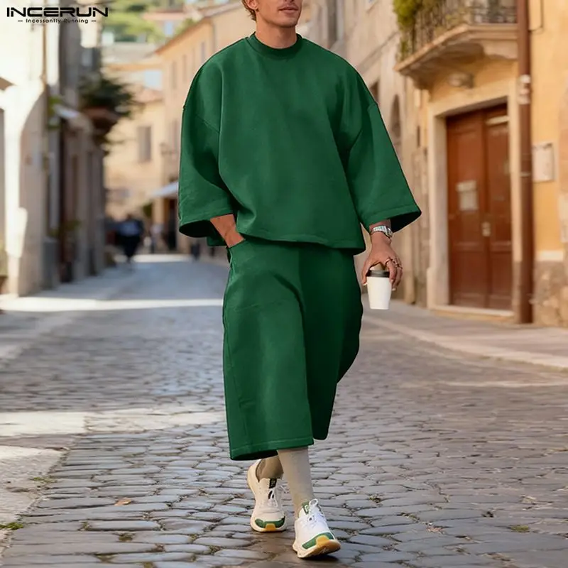 INCERUN Męskie Komplety Jednol – Mens Fashion Workwear recenzja i cena