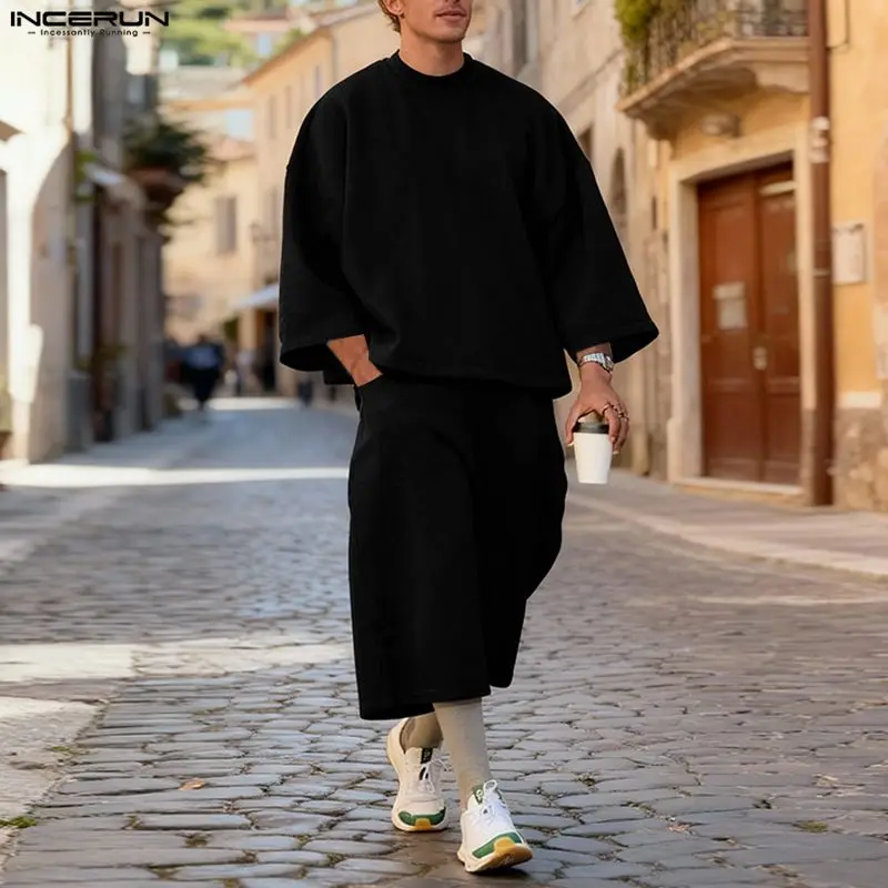 INCERUN Męskie Komplety Jednol – Mens Fashion Workwear recenzja i cena
