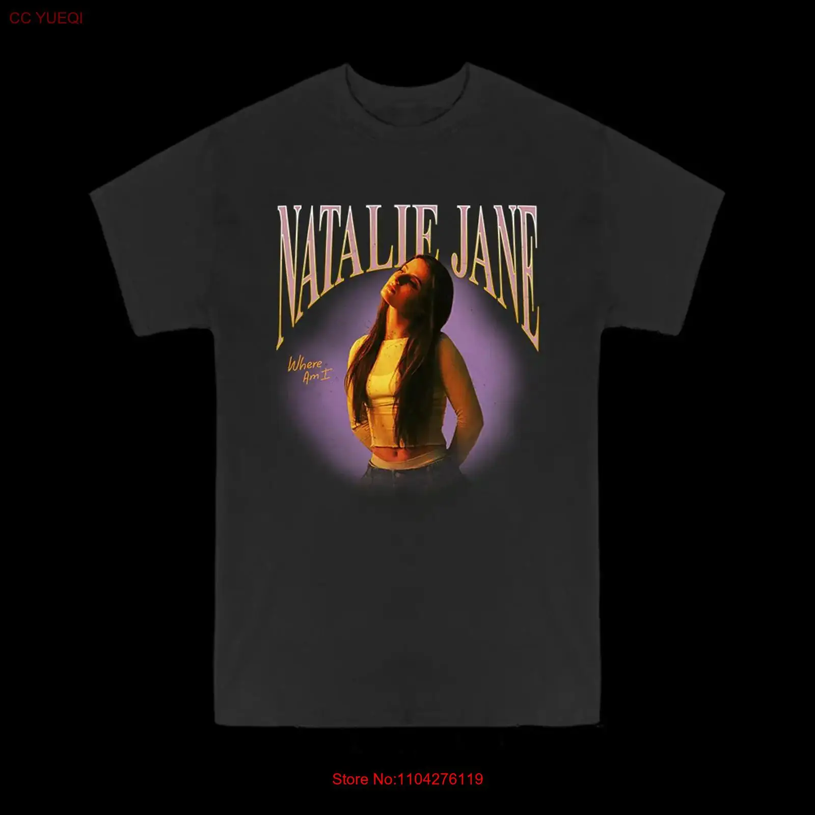 Koszulka Natalie Jane Rozmiar  – Mens Fashion Black Shirt recenzja i cena