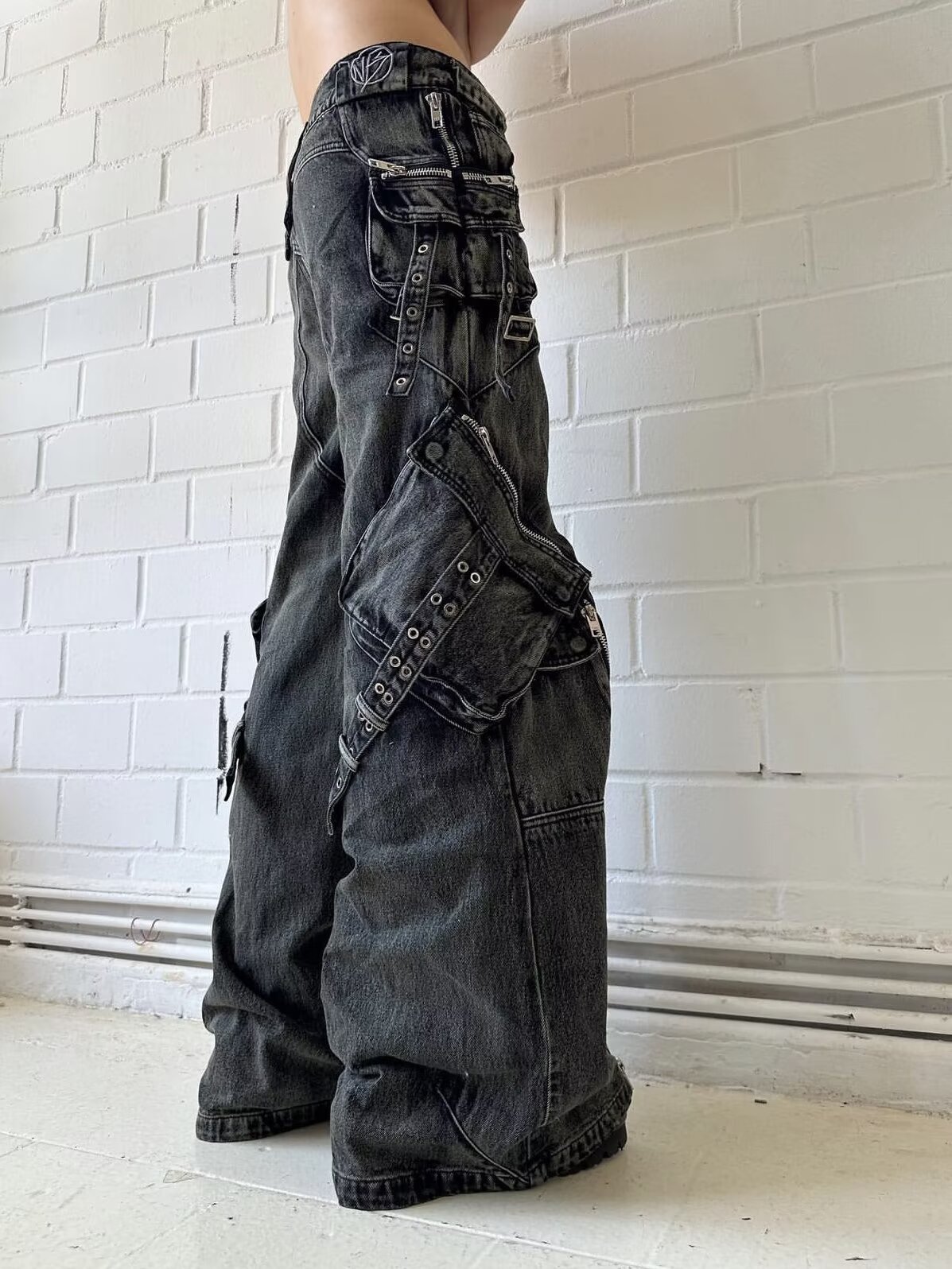 Czarne jeansy Y2K w stylu goty – Men'S Fashion With Baggy Jeans recenzja i cena