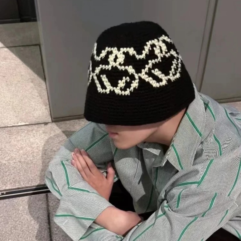 Ręcznie tkane, szydełkowane, ż – Mens Fashion Bucket Hat recenzja i cena
