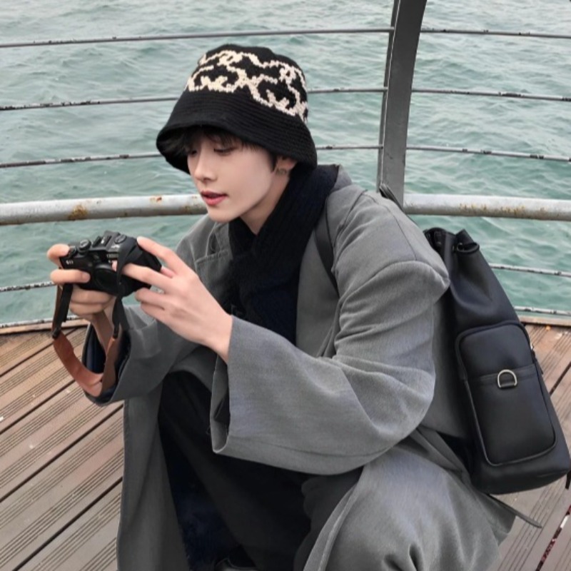Ręcznie tkane, szydełkowane, ż – Mens Fashion Bucket Hat recenzja i cena