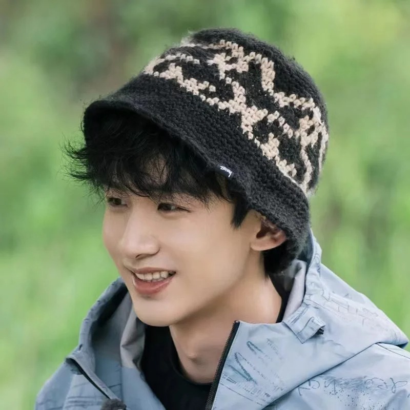 Ręcznie tkane, szydełkowane, ż – Mens Fashion Bucket Hat recenzja i cena