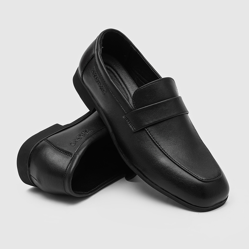 Męskie czarne proste modne mok – Mens Fashion Urban recenzja i cena