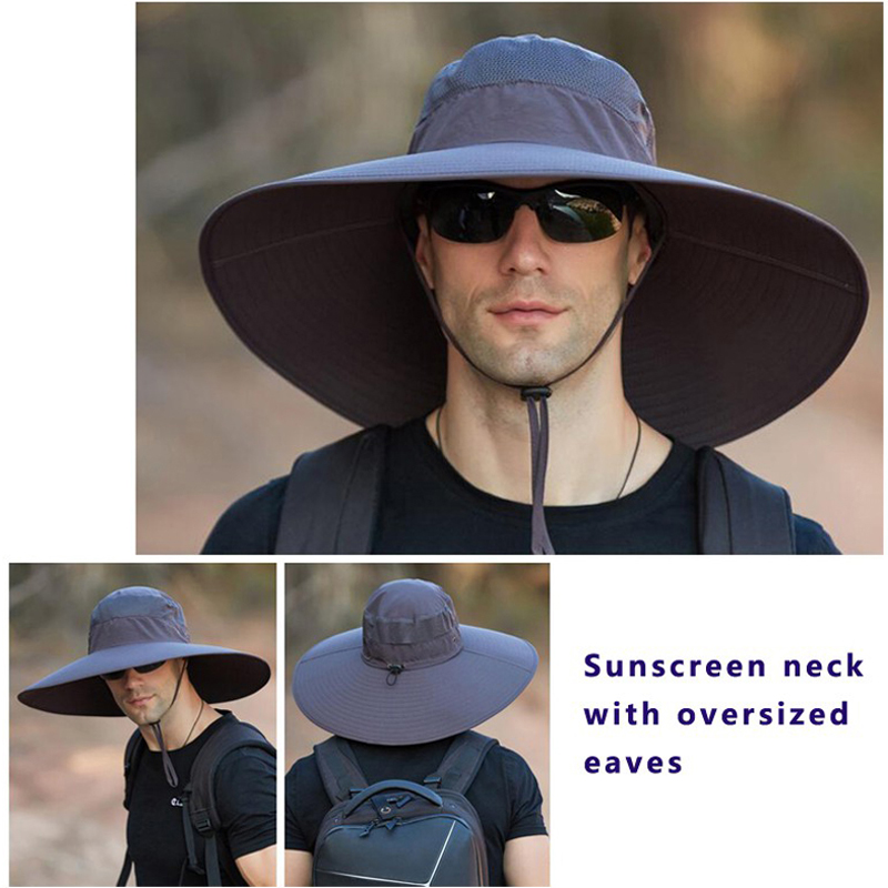 Gorący męski 15CM duży kapelus – Mens Fashion Bucket Hat recenzja i cena