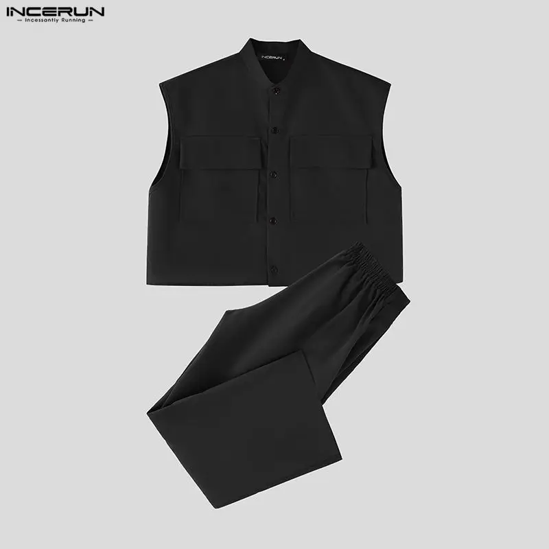 INCERUN Męskie Komplety Bez Rę – Men'S Fashion For 2026 recenzja i cena