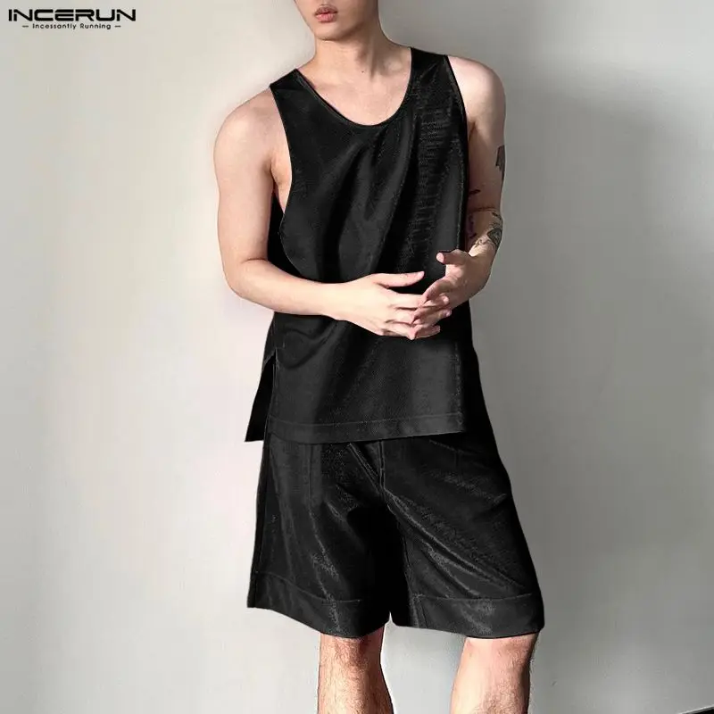 INCERUN Męskie Komplety Błyszc – Men'S Fashion For 2026 recenzja i cena