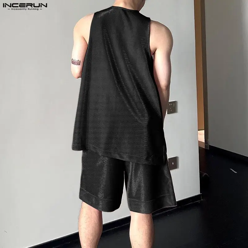 INCERUN Męskie Komplety Błyszc – Men'S Fashion For 2026 recenzja i cena