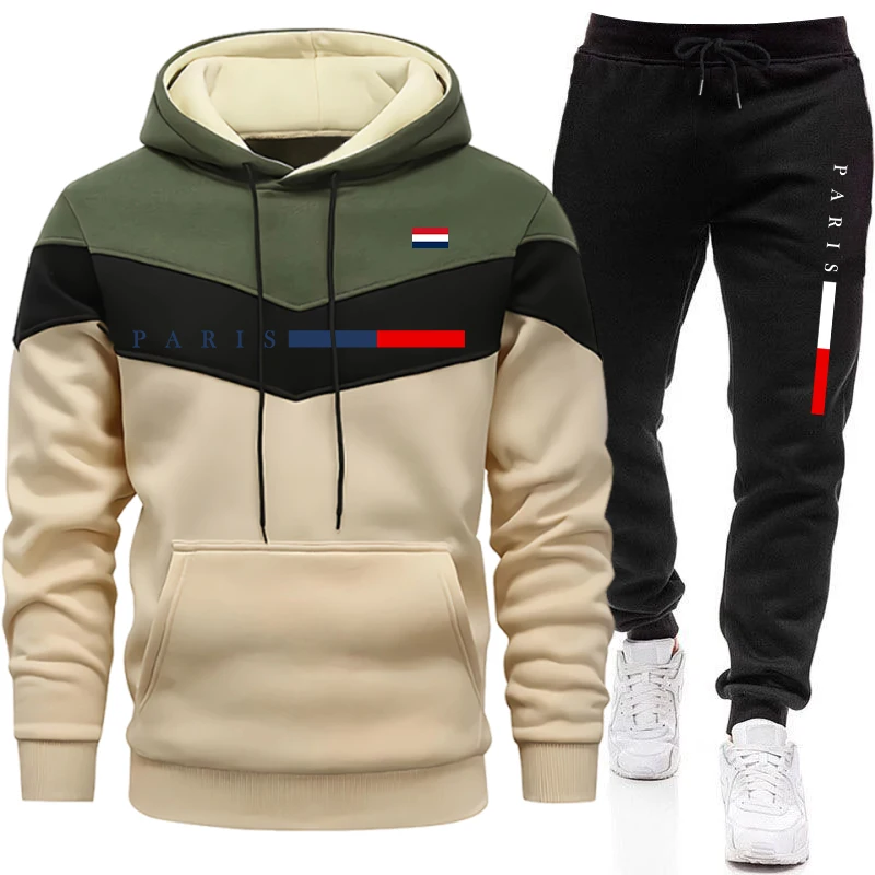 Męski zestaw: bluza z kapturem – Mens Fashion Urban recenzja i cena