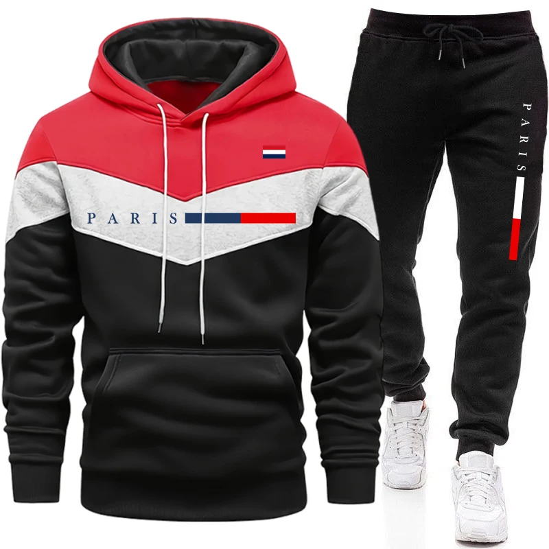 Męski zestaw: bluza z kapturem – Mens Fashion Urban recenzja i cena