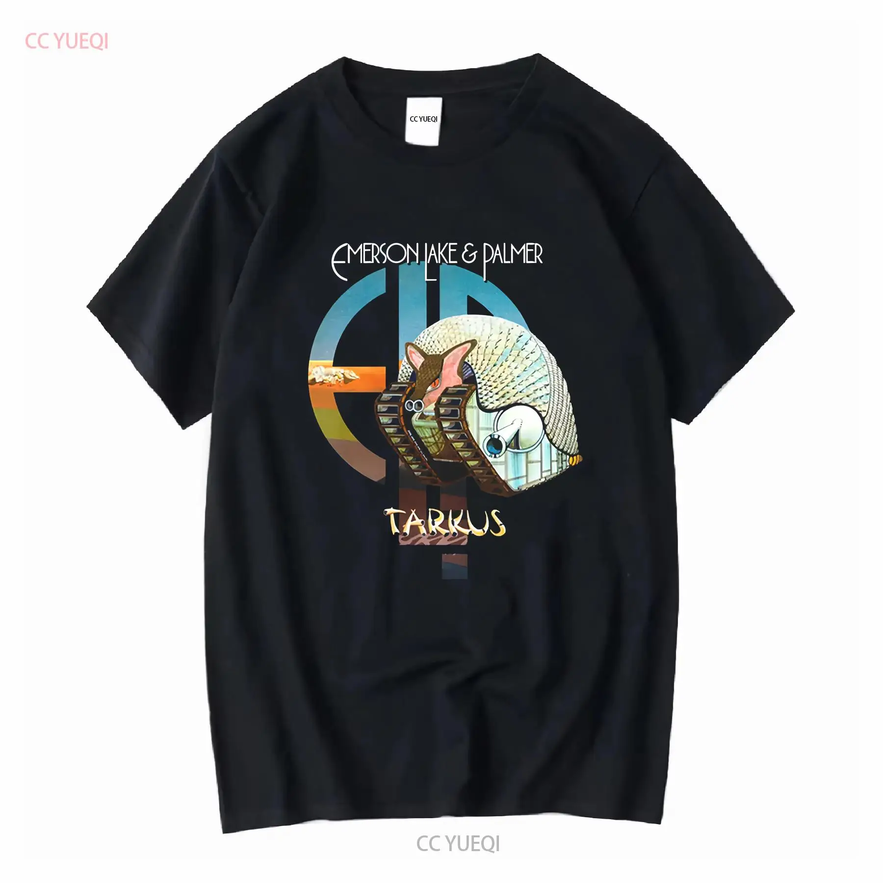 Tarkus ELP Emerson Lake and Pa – Mens Fashion Black Shirt recenzja i cena