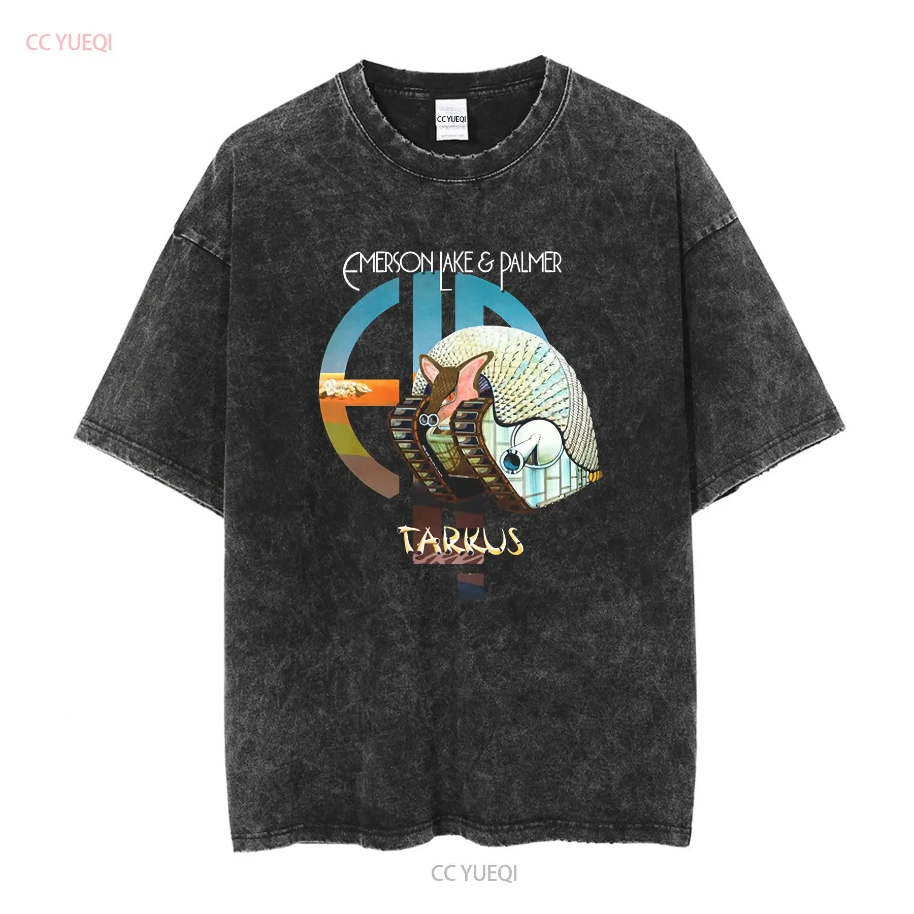 Tarkus ELP Emerson Lake and Pa – Mens Fashion Black Shirt recenzja i cena