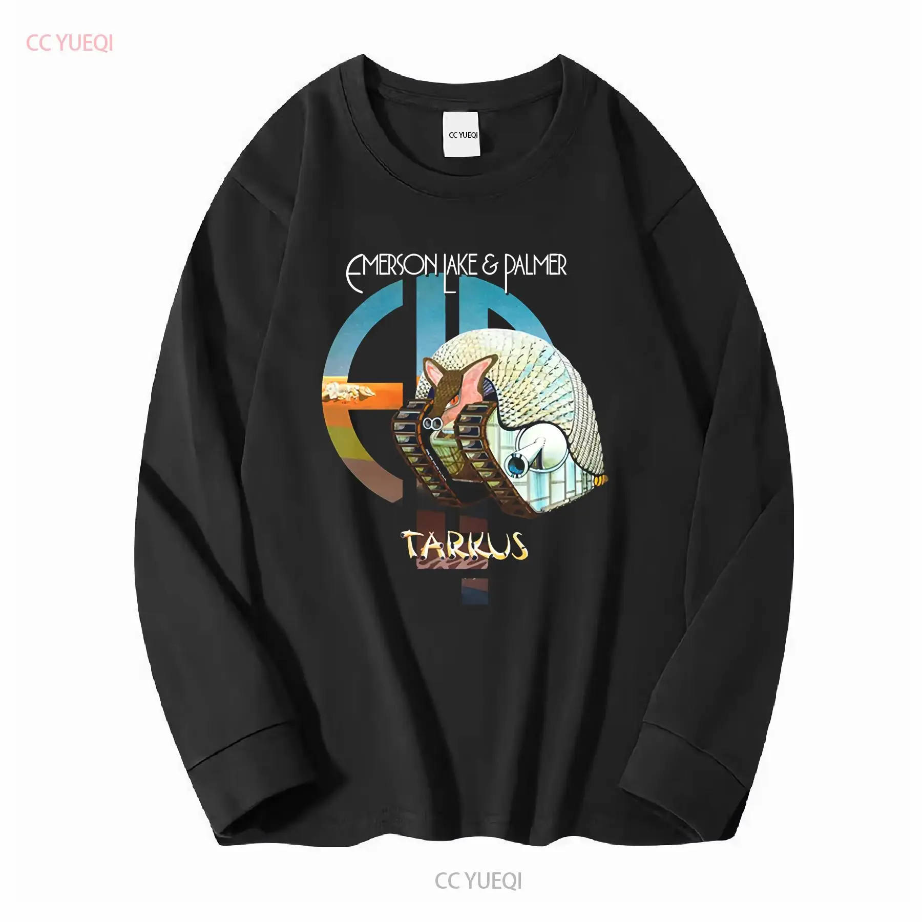 Tarkus ELP Emerson Lake and Pa – Mens Fashion Black Shirt recenzja i cena